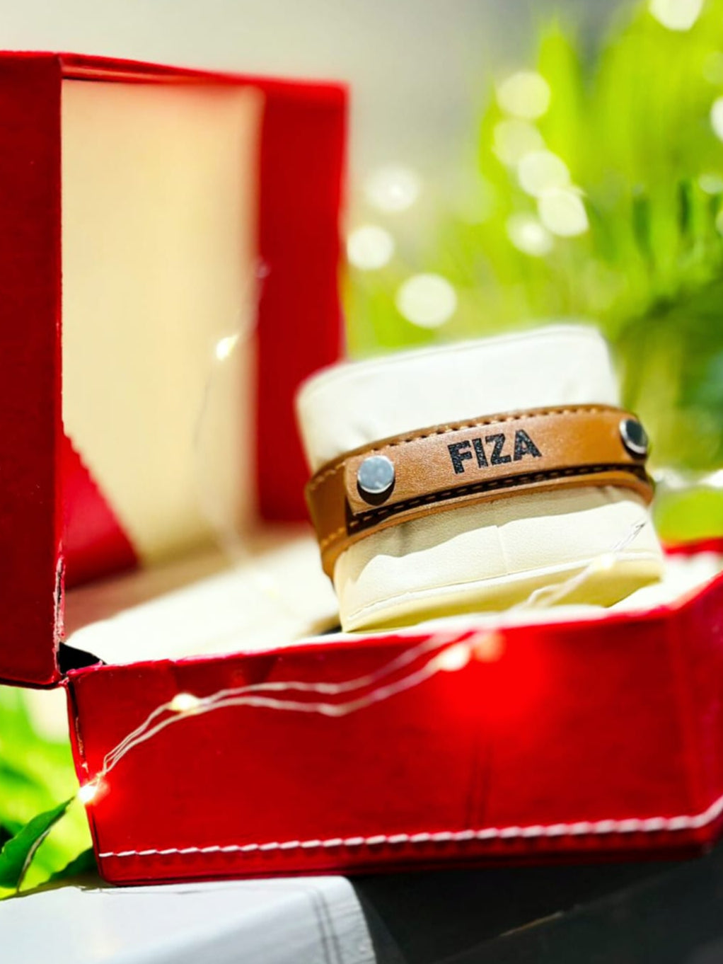 Customized leather bracelet Custom gifts for him/her - GiftCity