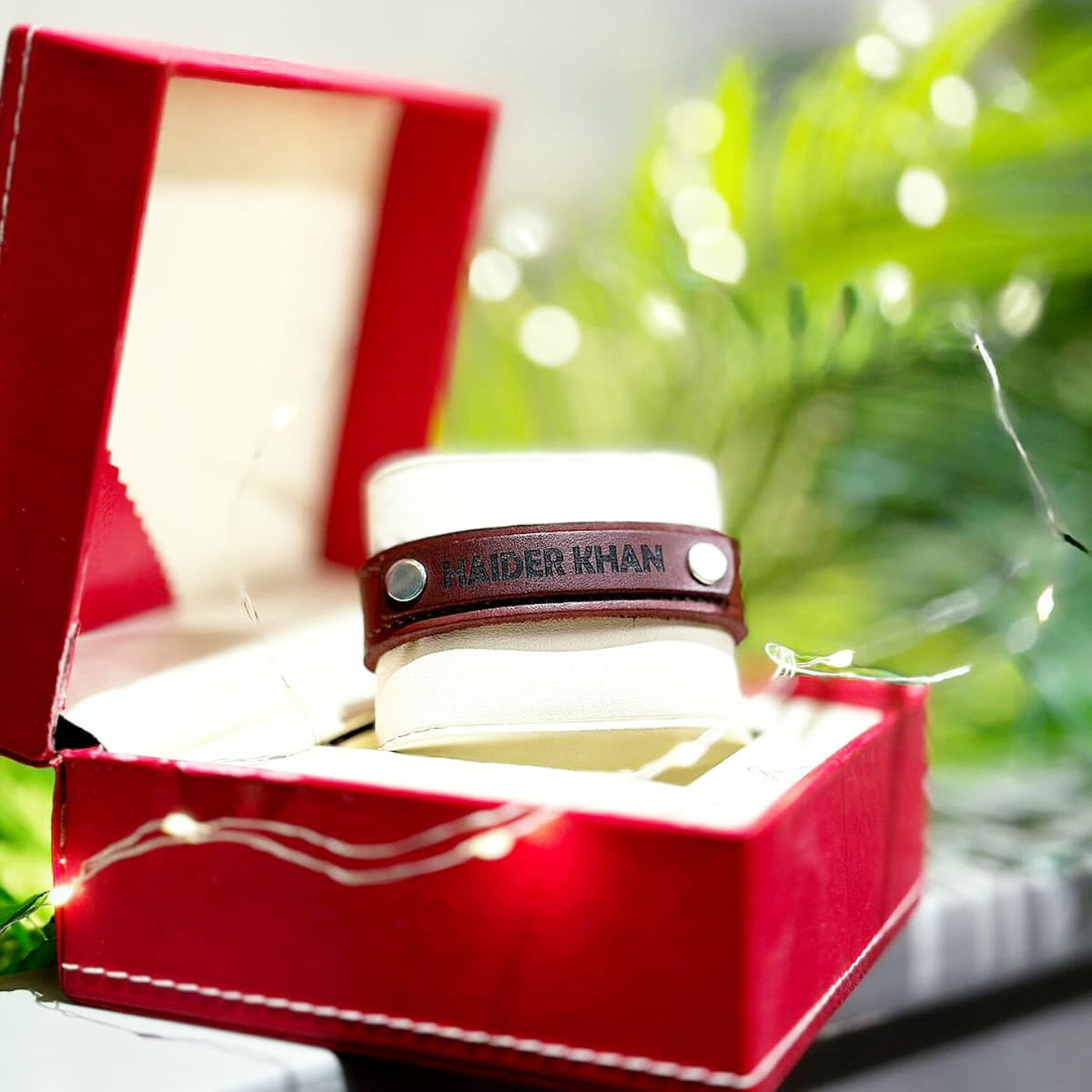 Customized leather bracelet Custom gifts for him/her - GiftCity