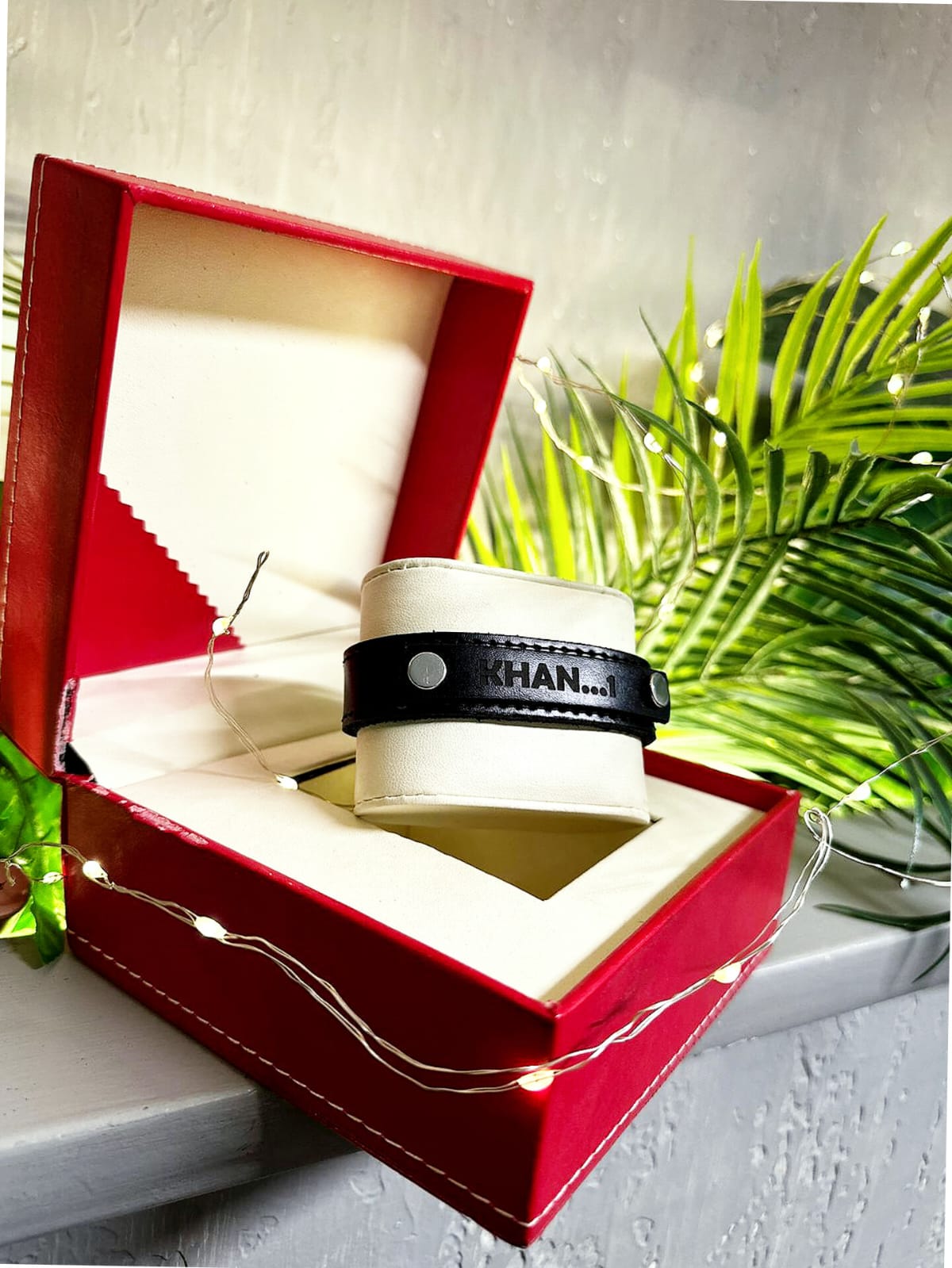Customized leather bracelet Custom gifts for him/her - GiftCity