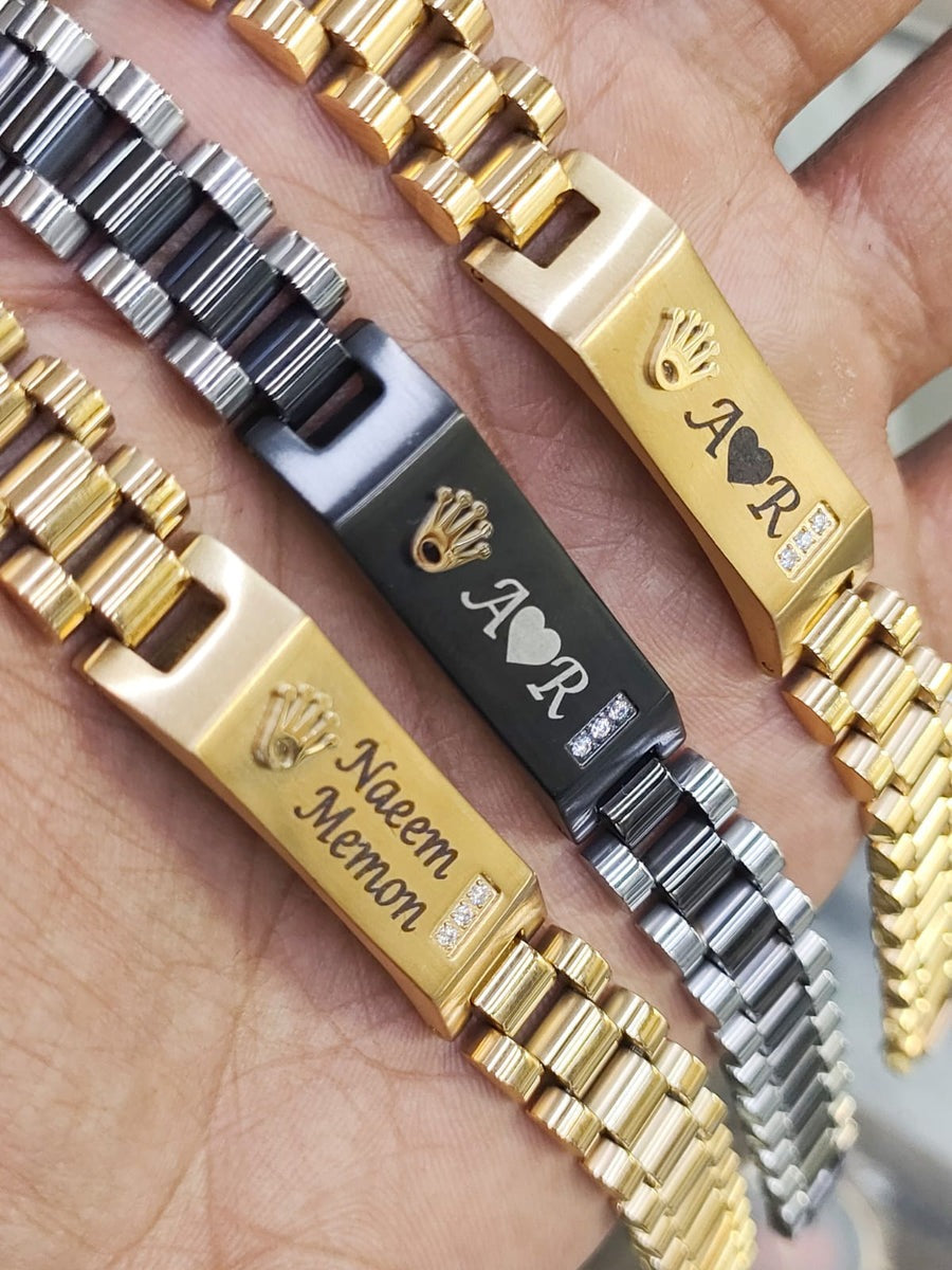Personalize Custom Men's Bracelet - GiftCity