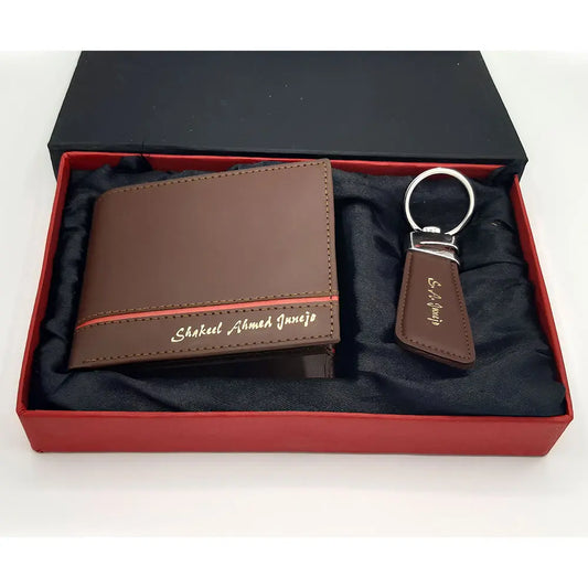 Custom Engraved Wallet Keychain – Your Name, Your Style - GiftCity