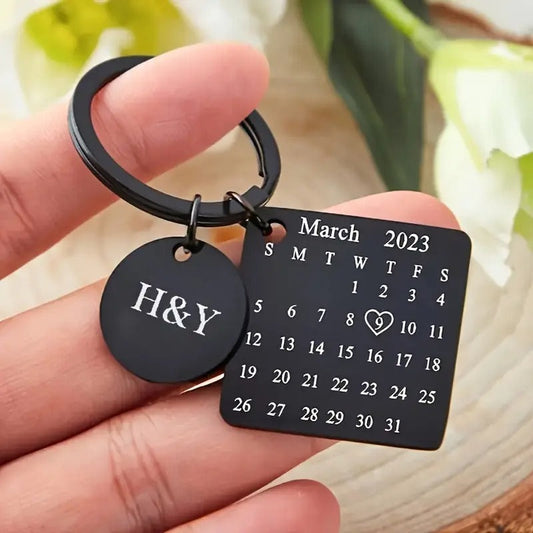 Customized Calendar Keychain with Date GiftCity