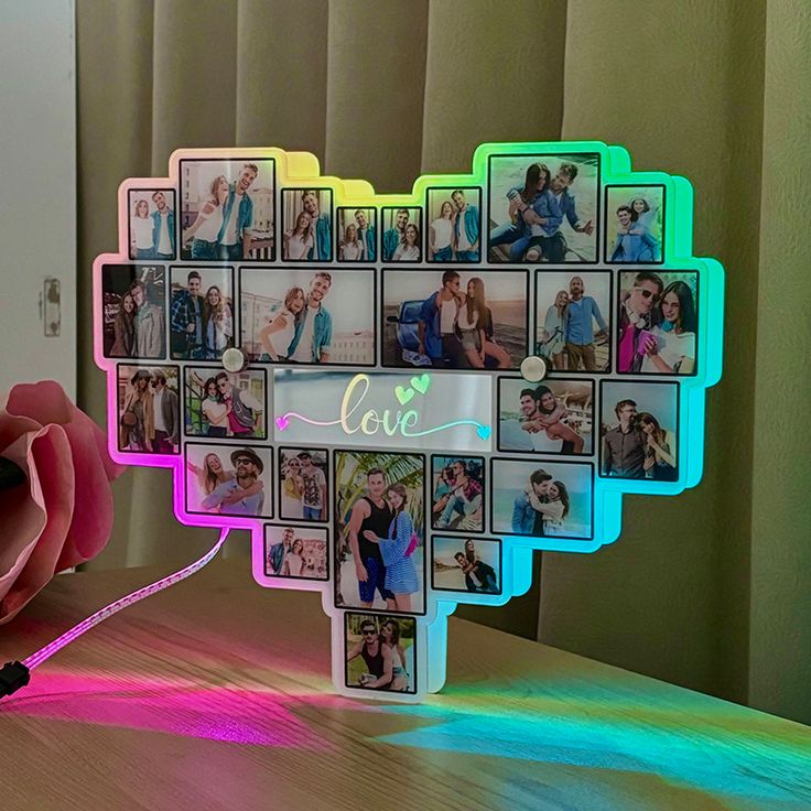 CUSTOMIZED HEART LED LAMP