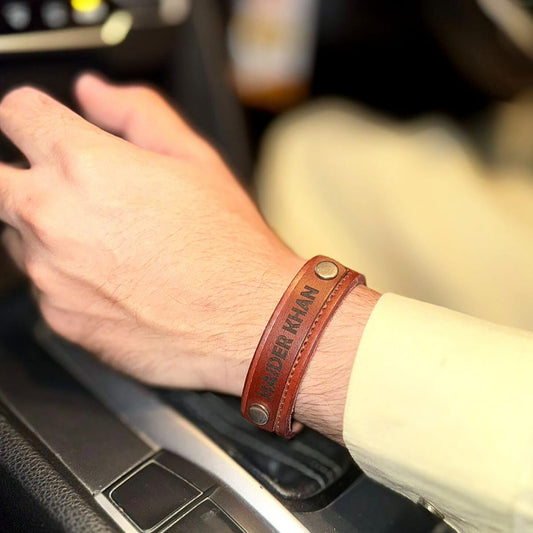 Customized leather bracelet Custom gifts for him/her - GiftCity