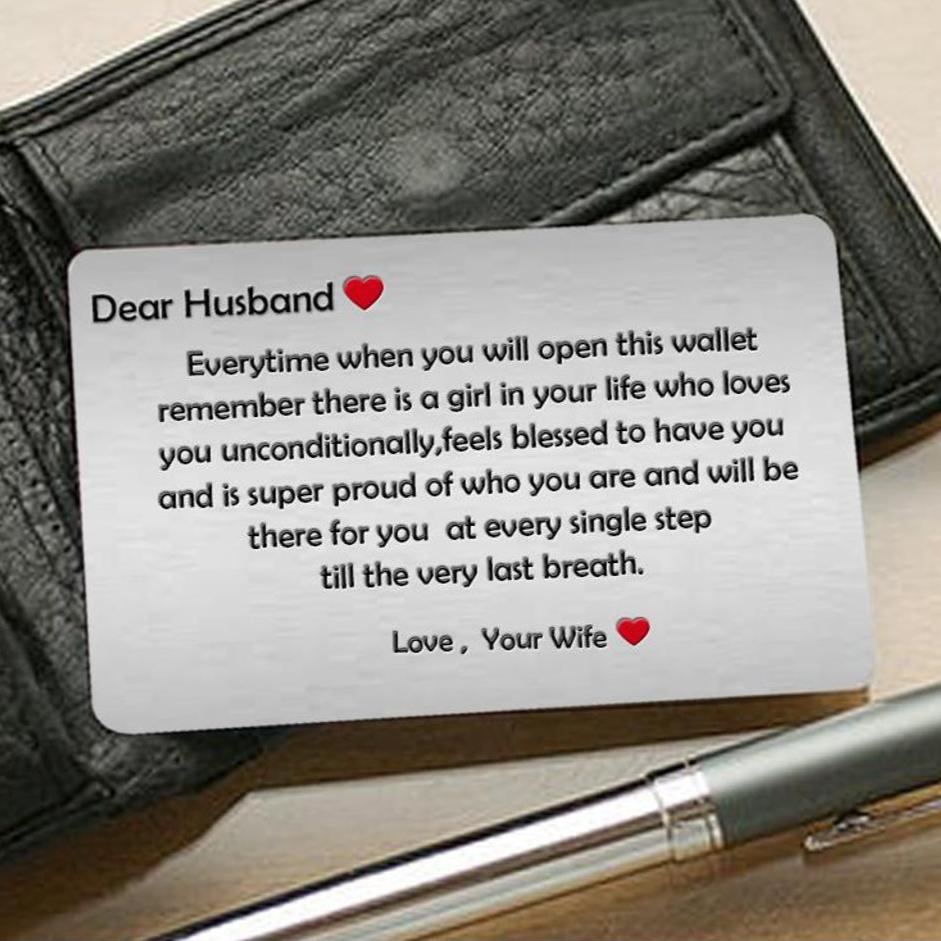 Personalized Metal Wallet Card - GiftCity