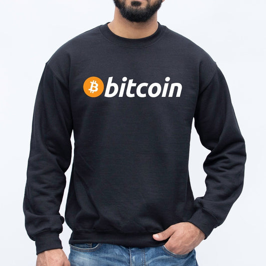 Bitcoin Logo Hoodie | Bitcoin Sweatshirt | BTC Crypto Coin | Cryptocurrency Gifts - GiftCity
