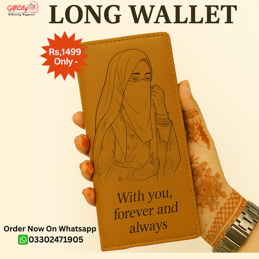 Personalized Engraved Long Wallet GiftCity