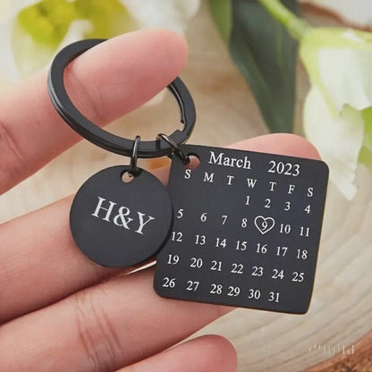 Customized Calendar Keychain with Date